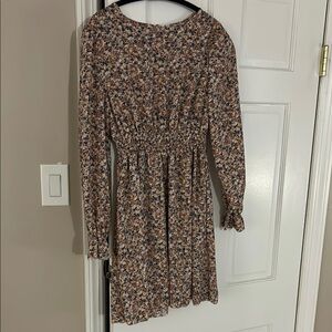 Floral Long-Sleeve Dress